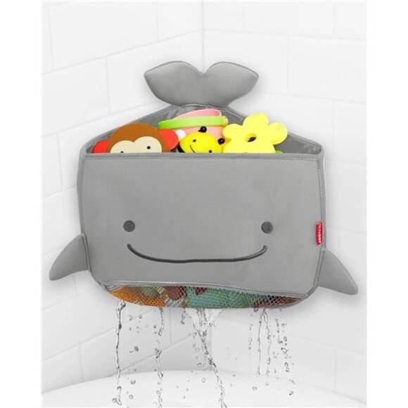 Skip Hop Bath Toy Storage, Moby Corner Hang Toy Organizer, Grey - Picture 13 of 14